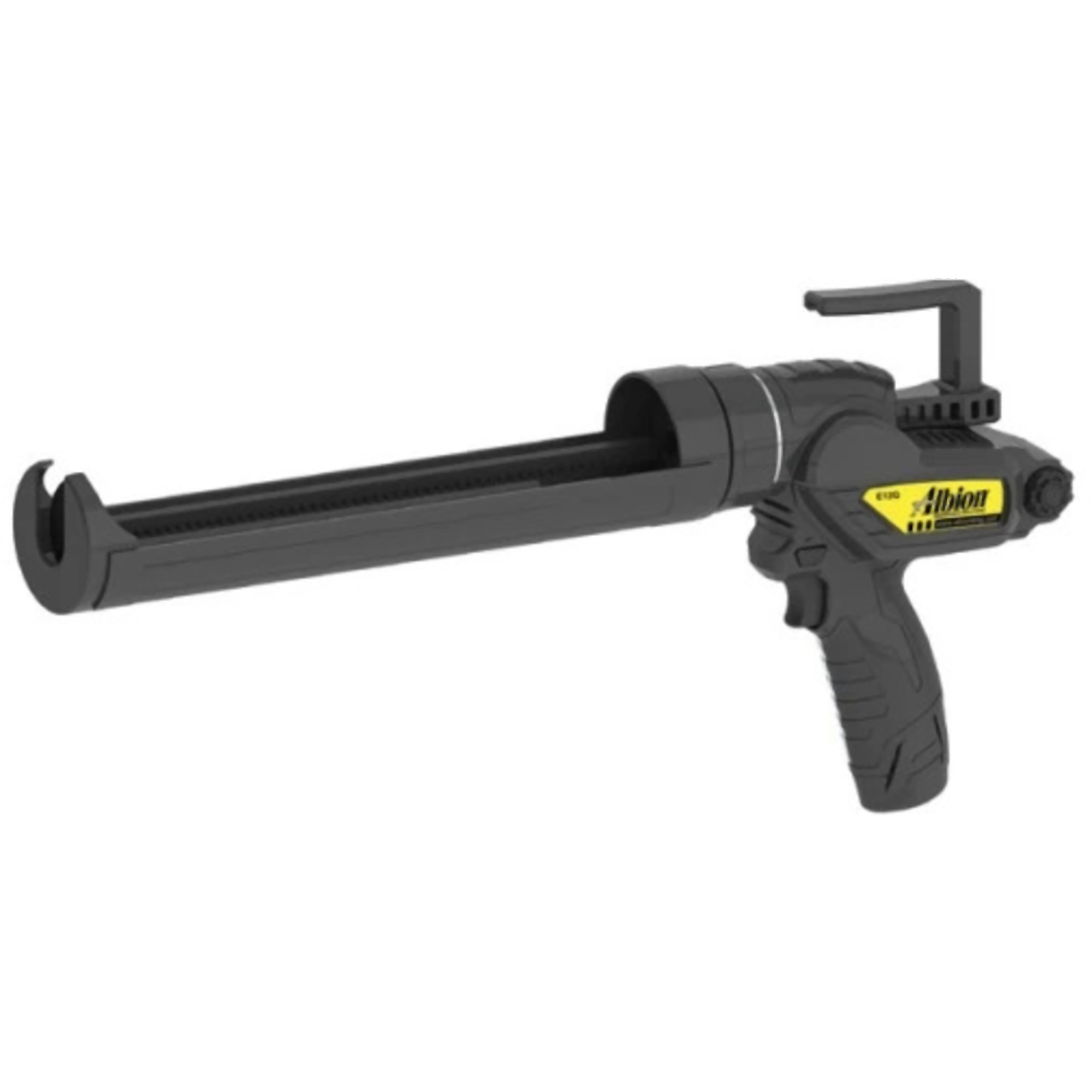 Albion E12Q 1 Quart Core Cordless Cartridge Gun w/ Swivel Carriage 12 Volt